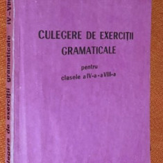 Culegere de exercitii gramaticale pentru clasele a IV-a - a VIII-a - Olga Chitu