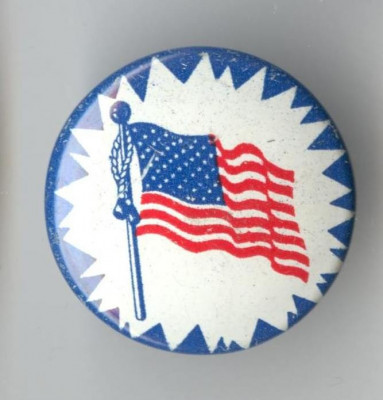 Insigna veche USA - America Steag - SUA foto
