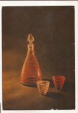 FA56-Carte Postala- RUSIA - Antonova G. , Wine set &quot;Stripes&quot; , 1960