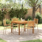 Cumpara ieftin Set de masă pentru grădină 5 pcs Bej Rattan poli