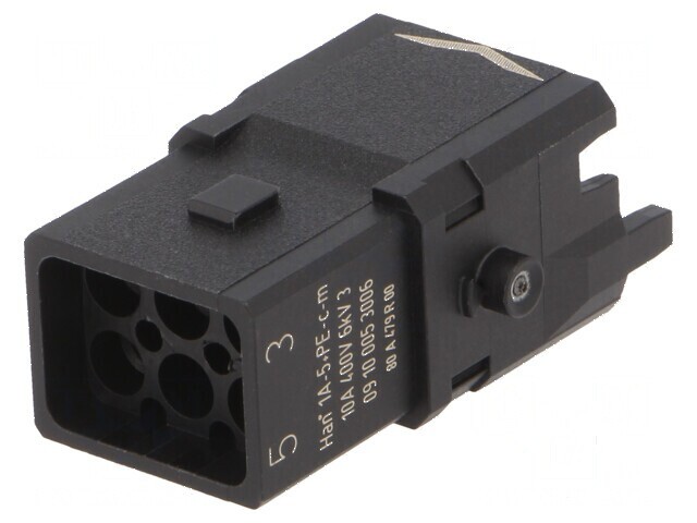 Conector HDC inserturi de contact tată Han 1A PIN 6 5 PE