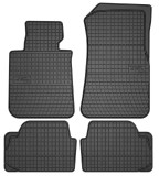 Covorase Cauciuc BMW Seria 1 E81 (2004-2011) Negre, Tip dedicat, Set 4 Bucati