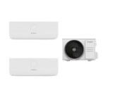 Aparat de aer conditionat multisplit Bosch cu doua unitati interne Climate 3000i 12000 BTU, Unitate externa 21000 BTU