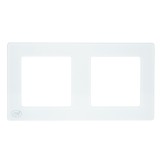 Rama dubla PNI WP2 din sticla pentru prize PNI