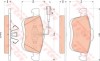 Set placute frana,frana disc FIAT PRATICO platou / sasiu (263) (2010 - 2016) TRW GDB1865