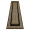 Modern GLOSS covor, traversa 6776 86 stilat, cadru, grecesc negru / aur, 80x250 cm