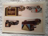 Plansa VECHE color prezentare comerciala autovehicule cu reclame ,anii 1930 -1940
