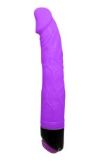 Vibrator Realist Fantasy Vibe, Multispeed, TPR, Violet, 23 cm foto