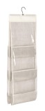Cumpara ieftin Set 6 organizatoare garderoba textil bej Tidy 35x32x90 cm