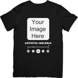 Cumpara ieftin Tricou Personalizat cu Poza si Melodia Preferata , Creat de Tine