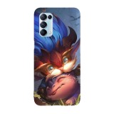 Husa compatibila cu Oppo A55, Viceversa, model Trainer Heimer, Silicon, TPU, Transparent, Carcasa