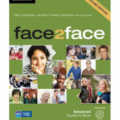 face2face Advanced Student's Book with DVD-ROM - Paperback brosat - Peter Anderson - Cambridge