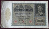 Germania 10.000 10000 Mark 1922 seria 268 dimensiune 210x124 mm **