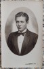 Portret tanar barbat// tip CP, Foto Bordan Cluj, Romania 1900 - 1950, Portrete