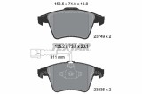 Set placute frana TEXTAR 2374901