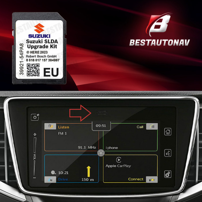Card navigatie Original Suzuki Vitara SX4-Cross Ignis Swift Europa Romania 2024