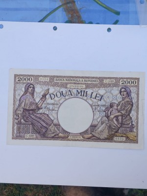 2000 lei 18 . 11. 1941seria C.1099 - 0534 foto