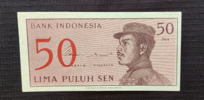 Indonezia - 50 Sen (1964) s193 foto
