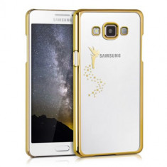 Husa pentru Samsung Galaxy A5, Policarbonat, Gold, 24809.03 foto