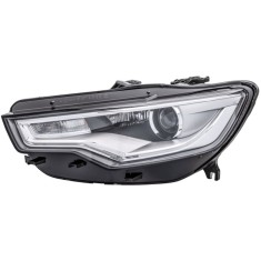 Far Audi A6 (C7), 01.2011-06.2014, partea Stanga, electric, fara balast, cu motoras, bi-xenon, cu lumina curbe, cu LED daytime, tip bec D3S+H7, Depo foto