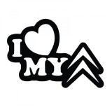 Cumpara ieftin Sticker I Love My Citroen
