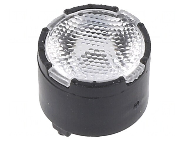 Lentilă LED Rotundă PMMA Transparentă 63&deg; 7mm