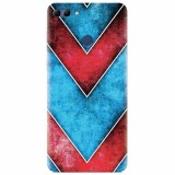 Husa silicon pentru Huawei Y9 2018, Blue And Red Abstract