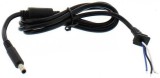 Cablu de alimentare DC Dell 4.5 x 3.0mm 90W la fire deschise 1.2m, Well CABLE-DC-DE-4.5X3.0/TP, Oem