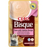 Ciao Churu Inaba Bisque pentru Pisici cu Ton si Somon, 40 g