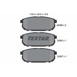 Textar set placute frana, frana disc