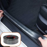 Cumpara ieftin Rola Protectie Auto Universala Imitatie Carbon 5cm x 2.5m ALM, Banda Adeziva 3M, Cauciuc, Ornamente Exterioare, Tuning Auto