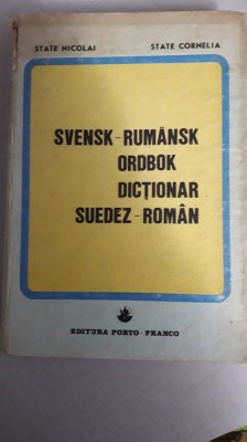 State Nicolai - Dictionar suedez - roman, foto