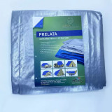 Prelata impermeabila cu inele 2X3 metri, 175 grame mp, tratata UV, culoare GRI