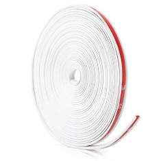 Inele de protectie si decor jante, adezive, din plastic flexibil &ndash; ALB