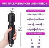 Cumpara ieftin Aparat de masaj, Vibrator Negru, 10 Viteze, Yoba#