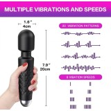 Aparat de masaj, Vibrator Negru, 10 Viteze, Yoba#