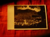 Ilustrata Brasov - Vedere generala ,circulat 1943 , cenzurat, Circulata, Fotografie