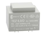 Transformator &icirc;ncapsulat 6VA 230V 24V 250mA PCB