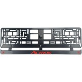 Set 2 bucati, suport numar inmatriculare Carbon, Mercedes Actros III