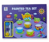 Set creativ pentru pictat, cescute ceai 18 piese, 7Toys