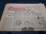 REVISTA FLACARA 6 IANUARIE 1989 NICOLAE CEAUSESCU MESAJUL DE ANUL NOU