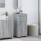 vidaXL Dulap de Baie TULUM sonoma gri 37 x 31.5 x 82 cm Lemn compozit 880347