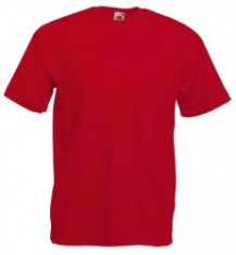 Tricou FRUIT OF THE LOOM Red foto