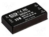 Convertor DC/DC MEAN WELL 20W 18-36V la 12V 1.66A SKA20