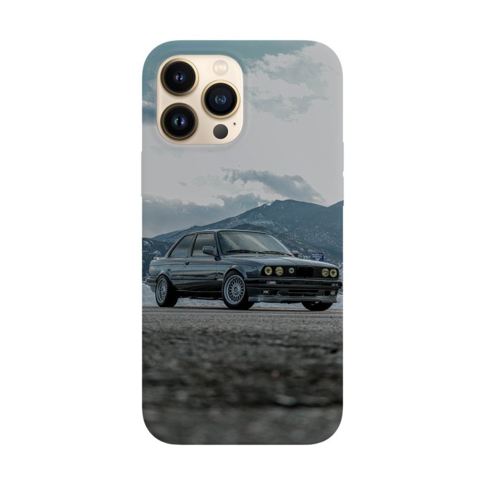 Husa compatibila cu Apple iPhone 14 Plus model BMW E30, Silicon, TPU, Viceversa