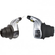 Set manete schimbator3x8 vit. Shimano RS-45 Revo,afisaj,negrePB Cod:SHI-39006 foto