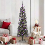 VidaXL Brad de Crăciun artificial cu 150 LED Verde 43 x 43 x 150 cm 3395934