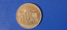 Moneda- 50 bani 2015 -Comemorativa -10 ani de la Denominarea Monedei Nationalea foto