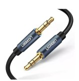 CABLU audio Ugreen, &quot;AV112&quot; stereo (3.5 mm jack T/T), conectori auriti, 3m, braided, albastru &quot;10688&quot; (timbru verde 0.18 lei) - 6957303816880