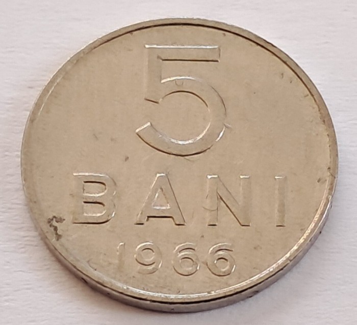 Romania, 5 Bani 1966